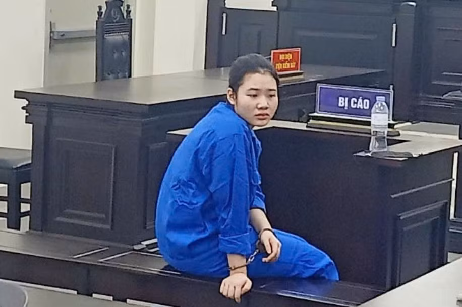 Bị cáo Lê Ngọc Lan tại phiên tòa.