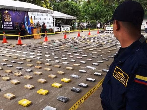 Ma túy bị Hải quân Colombia bắt giữ tháng Chín vừa qua