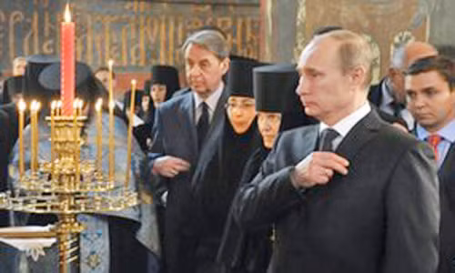 Ông Vladimir Putin chính thức nhậm chức Tổng thống Nga. Ảnh: AP