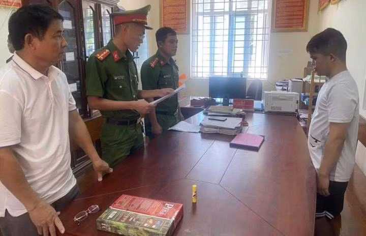 Đối tượng Nguyện bị bắt giam. Đối tượng Nguyện bị bắt giam.