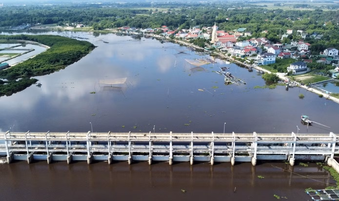 Khu vực sông Đò Điệm nơi xảy ra sự việc.
