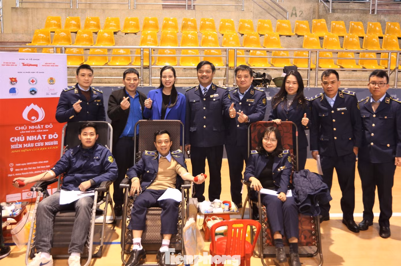 Ngày hội với mục đích nhằm chung tay khắc phục tình trạng khan hiếm máu, kịp thời cấp cứu điều trị bệnh nhân trong dịp Tết Nguyên đán Giáp Thìn 2024.