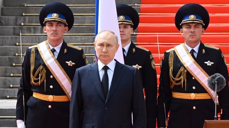 Tổng thống Nga Putin tại sự kiện. Ảnh: Sputnik