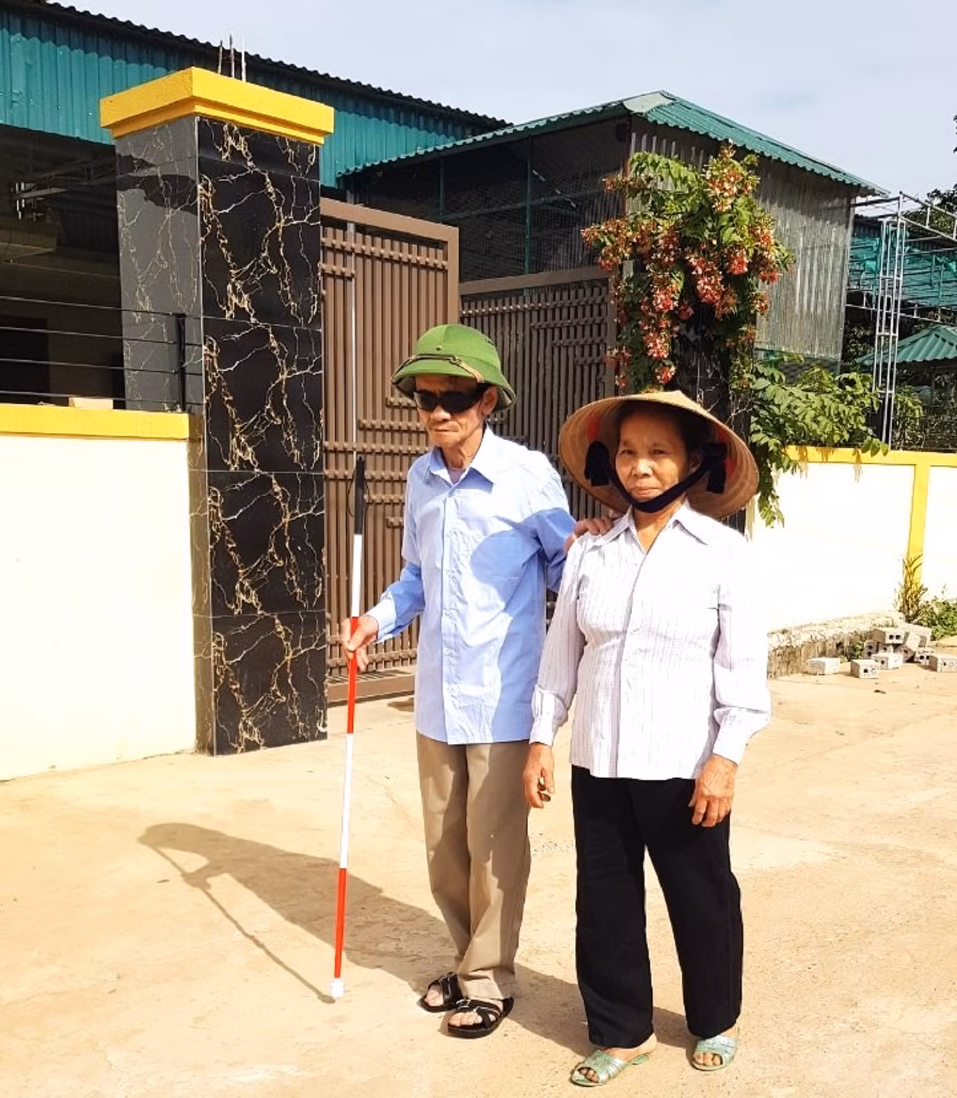 Vợ chồng thương binh Nguyễn Văn Thiềng - Hồ Thị Thắng