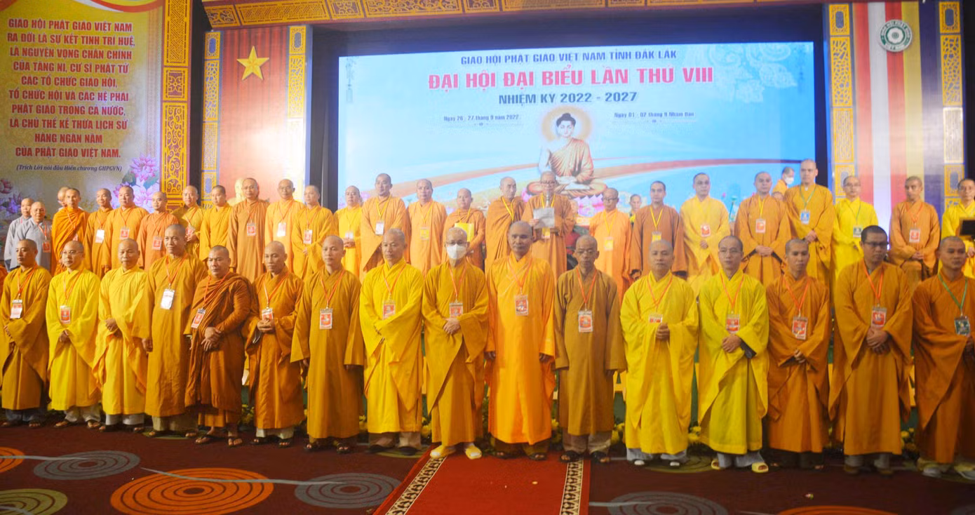 Giáo hội phật giáo Việt Nam tỉnh Đắk Lắk đại hội đại biểu lần thứ VIII, nhiệm kỳ 2022-2027 Giáo hội phật giáo Việt Nam tỉnh Đắk Lắk đại hội đại biểu lần thứ VIII, nhiệm kỳ 2022-2027