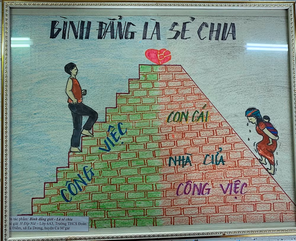 Tác phẩm Bình đẳng giới là sẻ chia