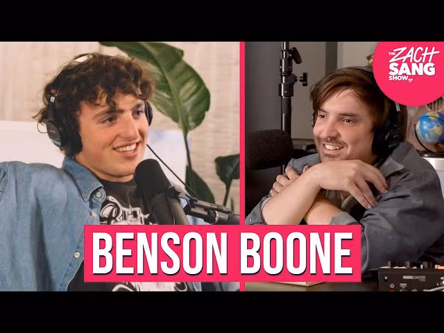 Benson Boone chia sẻ về quyết định này trong buổi phỏng vấn với Zach Sang.