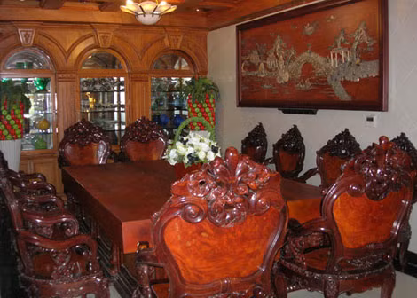 Nội thất và trang trí nhà bằng gỗ quý