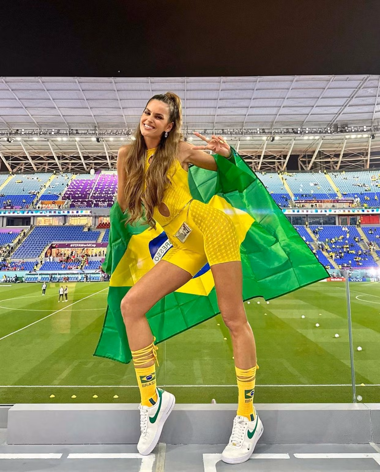 Đẳng cấp hoàn toàn khác biệt đã giúp những “vũ công samba” dễ dàng đánh bại Hàn Quốc 4-1 ở trận đấu loại trực tiếp của vòng 1/8 World Cup 2022, rạng sáng 6/12. Ảnh: IG.