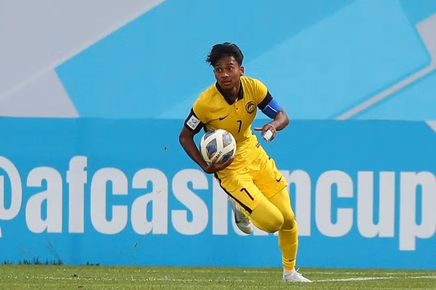 U23 Malaysia mạnh ở tinh thần không bỏ cuộc và sự đoàn kết. Ảnh: AFC