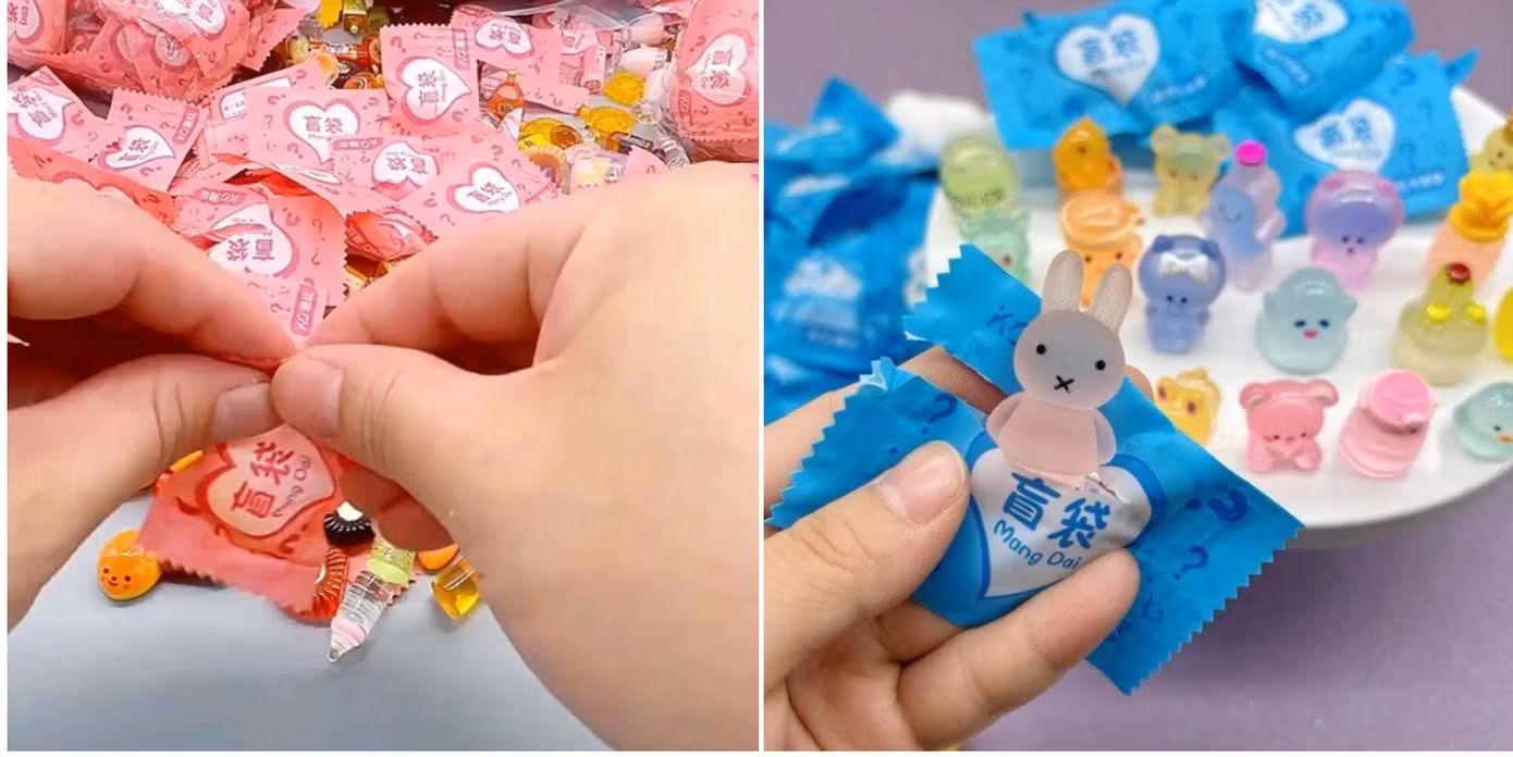 Trên mạng xã hội TikTok, nội dung "bóc túi mù", hashtag "túi mù" đang trở thành xu hướng.