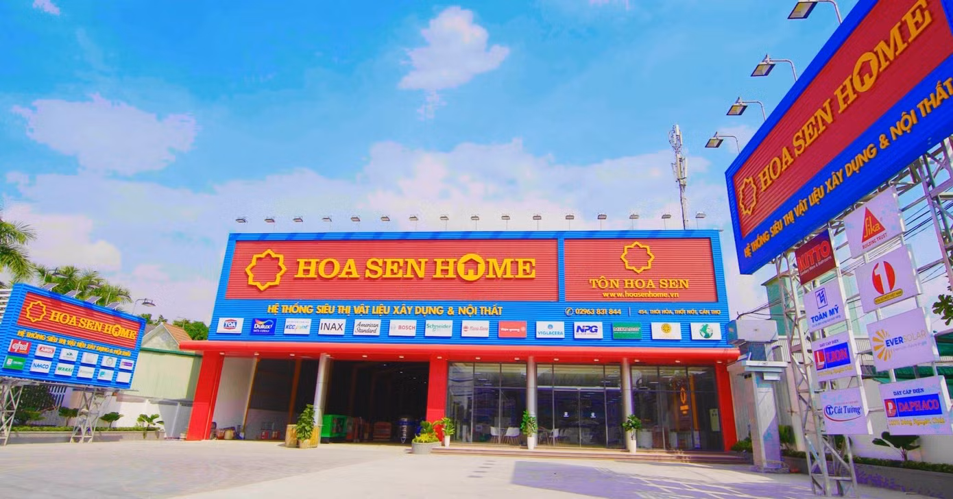 Hoa Sen Home là hệ thống siêu thị vật liệu xây dựng và nội thất của Tập đoàn Hoa Sen Hoa Sen Home là hệ thống siêu thị vật liệu xây dựng và nội thất của Tập đoàn Hoa Sen