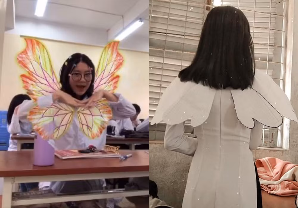 Những đôi cánh của các "tiên nữ Winx". (Ảnh: Group Trường người ta)