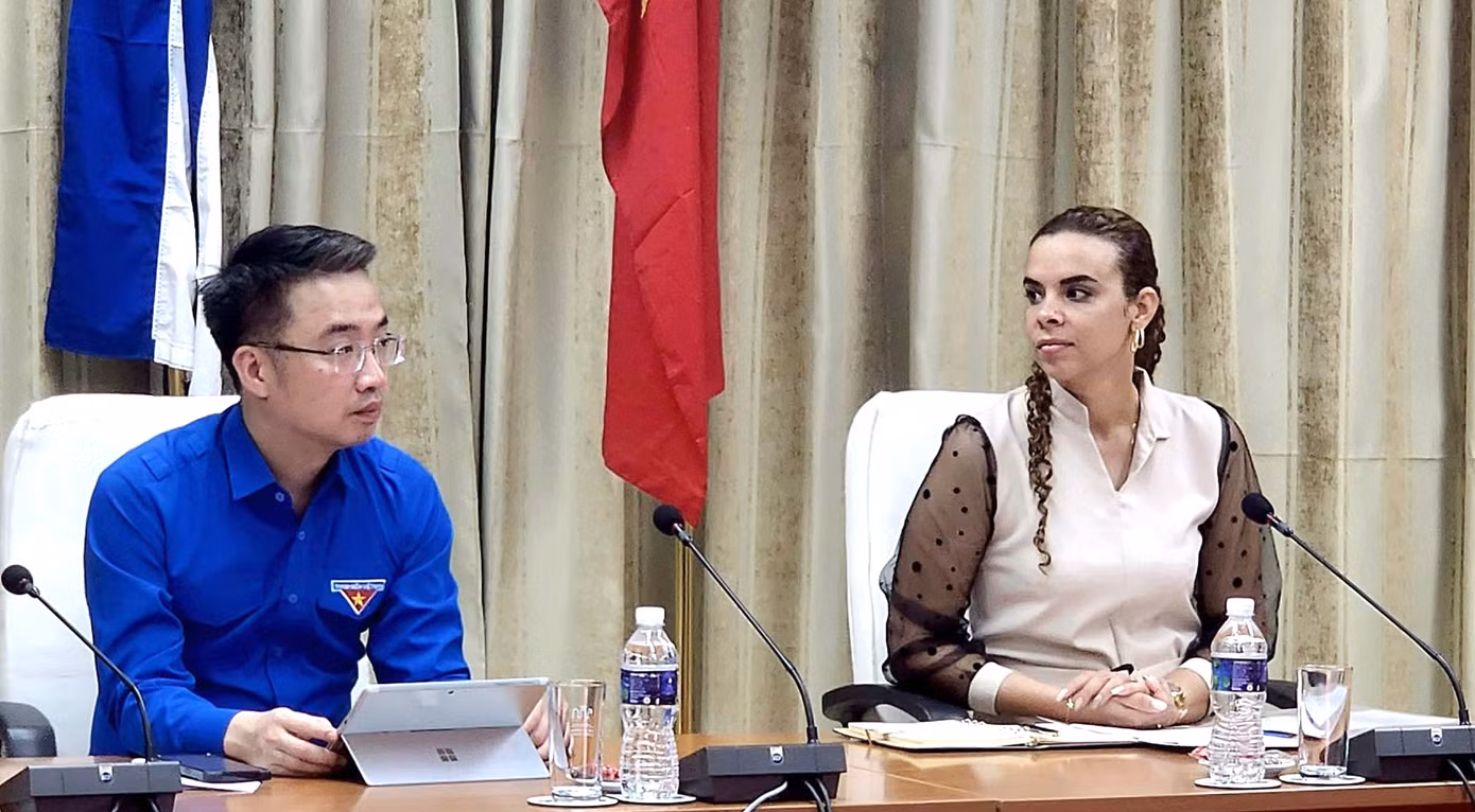 Anh Nguyễn Tường Lâm hội đàm với Bí thư thứ nhất T.Ư Đoàn TNCS Cuba Anh Nguyễn Tường Lâm hội đàm với Bí thư thứ nhất T.Ư Đoàn TNCS Cuba