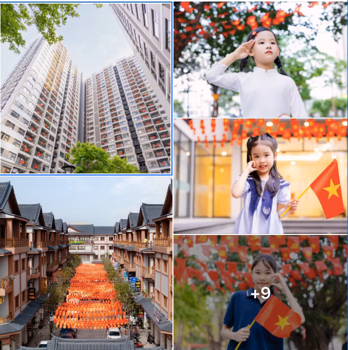 Sắc đỏ rực rỡ những tuyến phố, những tòa căn hộ, những con đường ở Ocean City được chia sẻ trên mạng xã hội. Nguồn: Ocean City Sắc đỏ rực rỡ những tuyến phố, những tòa căn hộ, những con đường ở Ocean City được chia sẻ trên mạng xã hội. Nguồn: Ocean City