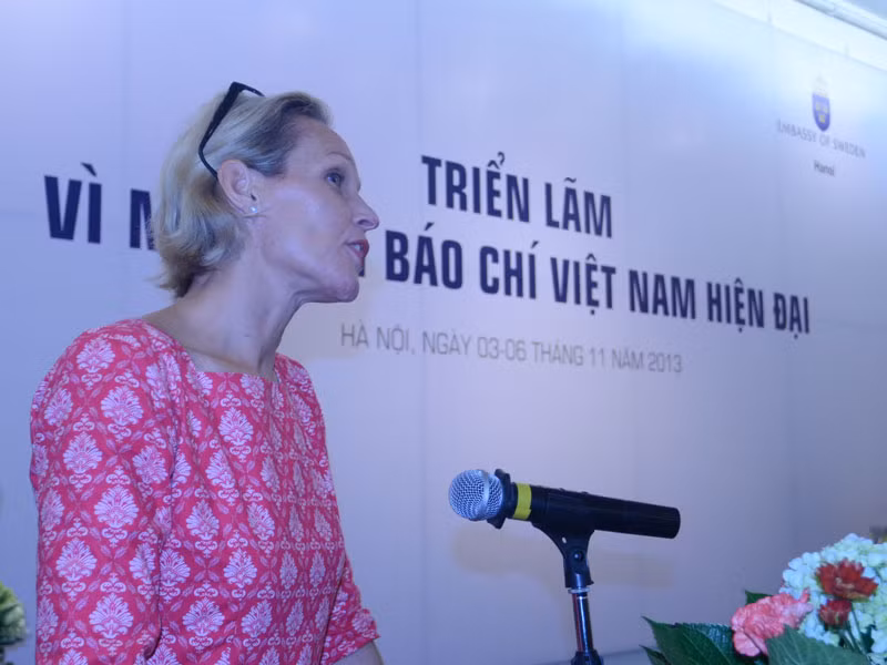 Bà Camilla Mellander – Đại sứ Thụy Điển