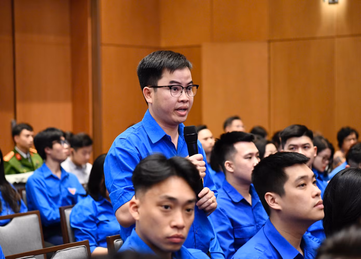 TS. Phạm Huy Hiệu - Gương mặt trẻ Việt Nam tiêu biểu 2024 hiến kế tại chương trình đối thoại.