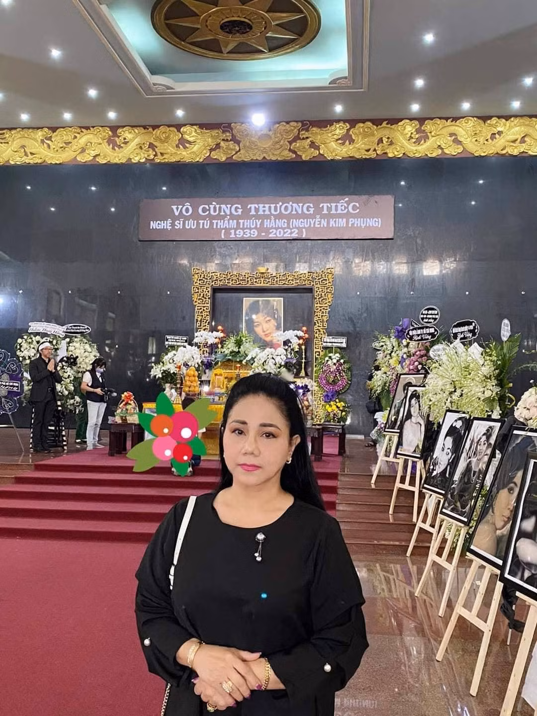 "Nữ hoàng nhạc Rock" trong tang lễ minh tinh Thẩm Thúy Hằng
