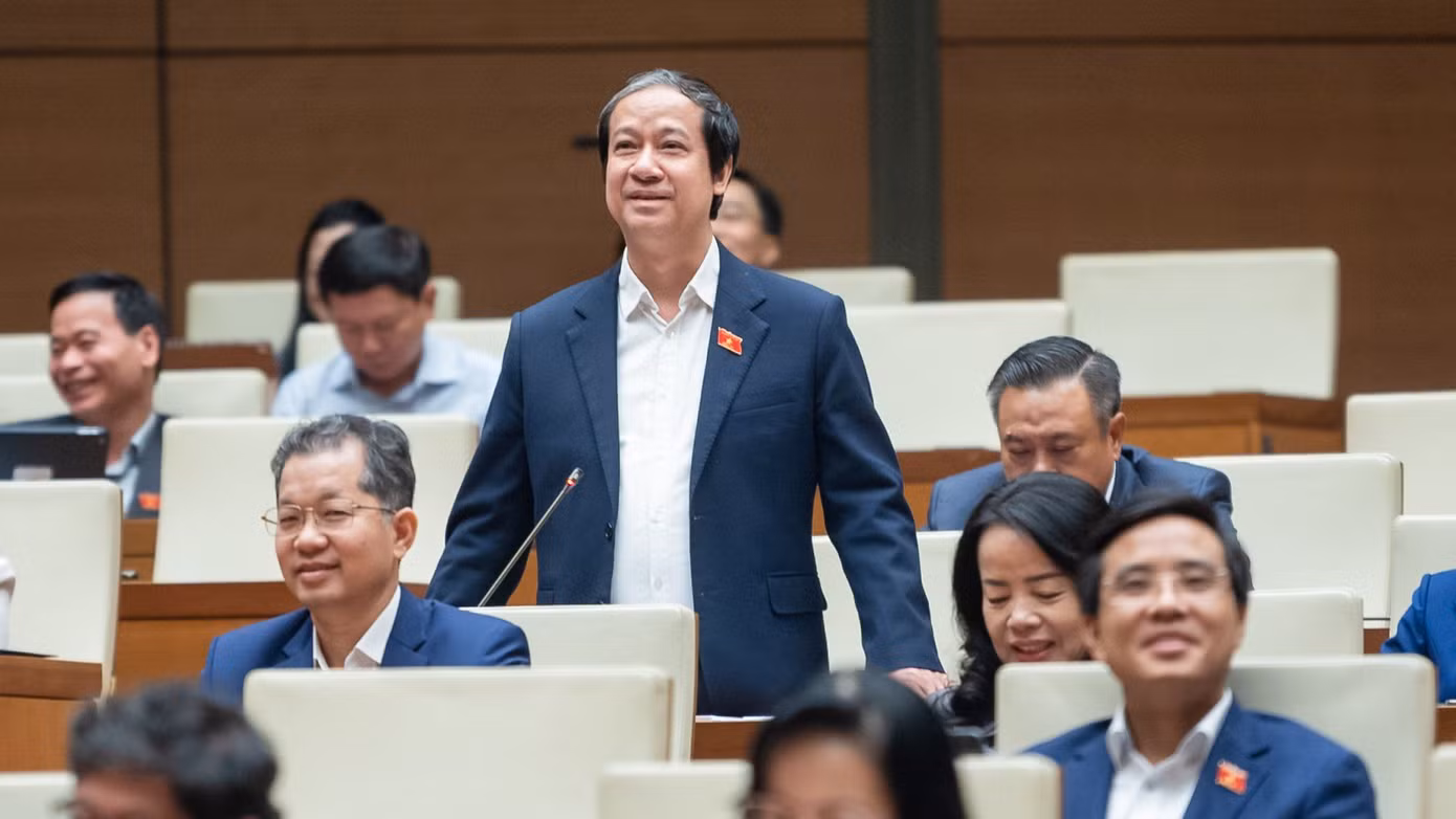 Bộ trưởng Bộ GD&amp;ĐT Nguyễn Kim Sơn. Ảnh Như Ý
