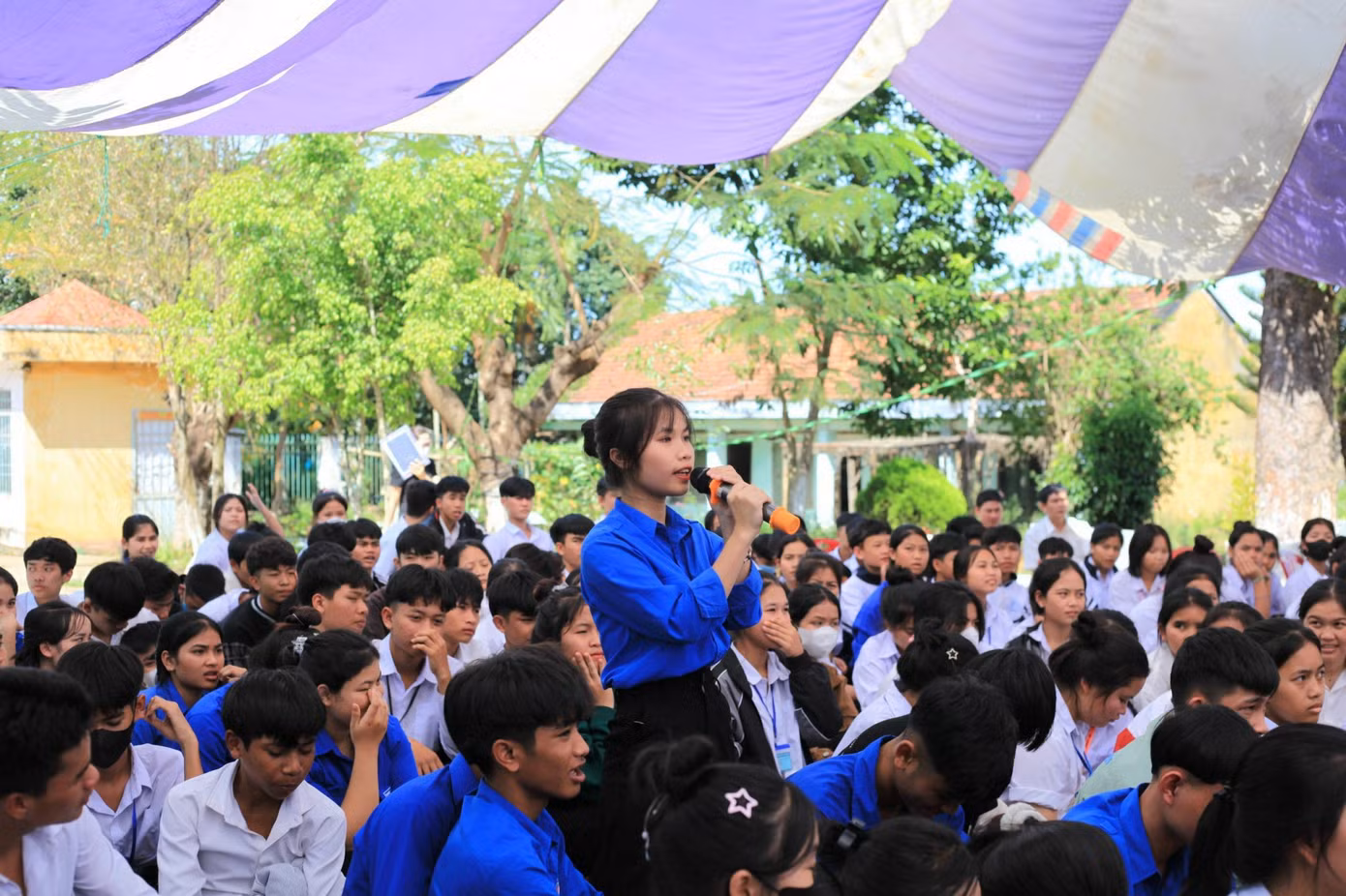 Nhiều ĐVTN sôi nổi nêu kiến nghị tại phiên toà giả định Nhiều ĐVTN sôi nổi nêu kiến nghị tại phiên toà giả định