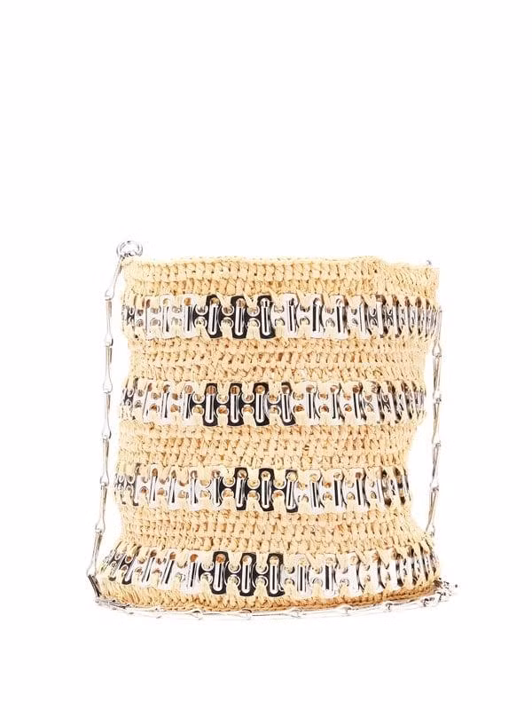 Chiếc túi bucket bag vintage Paco Rabanne (1969) này có giá hơn 20 triệu đồng.
