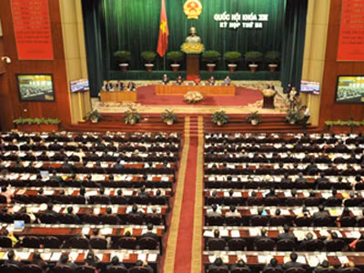 Kỳ họp thứ ba, Quốc hội khóa XIII