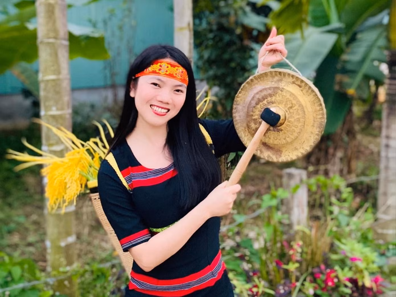 Võ Thị Minh Nga táo bạo về vùng núi khởi nghiệp. Ảnh: NVCC