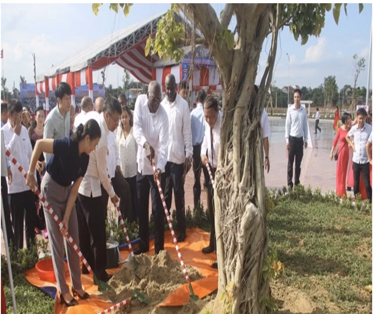Ủy viên Bộ Chính trị, Phó Chủ tịch thứ nhất Hội đồng Nhà nước và Hội đồng Bộ trưởng Cuba Salvador Valdés Mesa trồng cây lưu niệm trong Công viên Fidel Castro ở TP Đông Hà, ngày 15/9/2018 Ủy viên Bộ Chính trị, Phó Chủ tịch thứ nhất Hội đồng Nhà nước và Hội đồng Bộ trưởng Cuba Salvador Valdés Mesa trồng cây lưu niệm trong Công viên Fidel Castro ở TP Đông Hà, ngày 15/9/2018