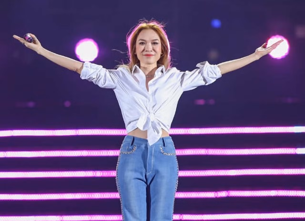 Mỹ Tâm trong liveshow Tri âm.