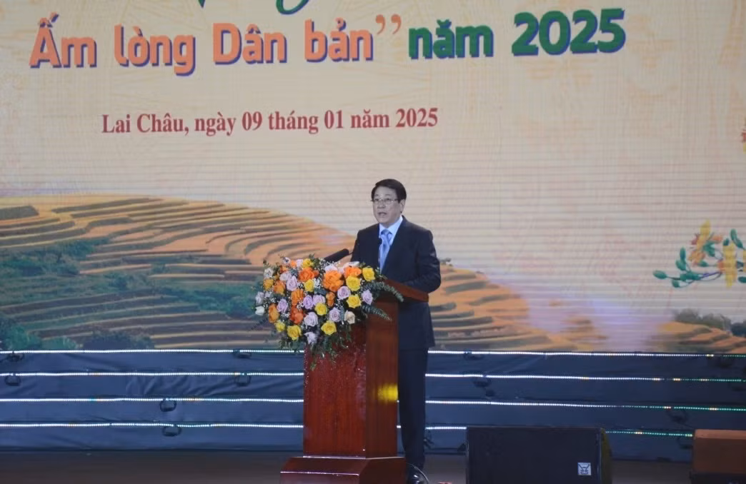 Chủ tịch nước Lương Cường phát biểu tại chương trình.