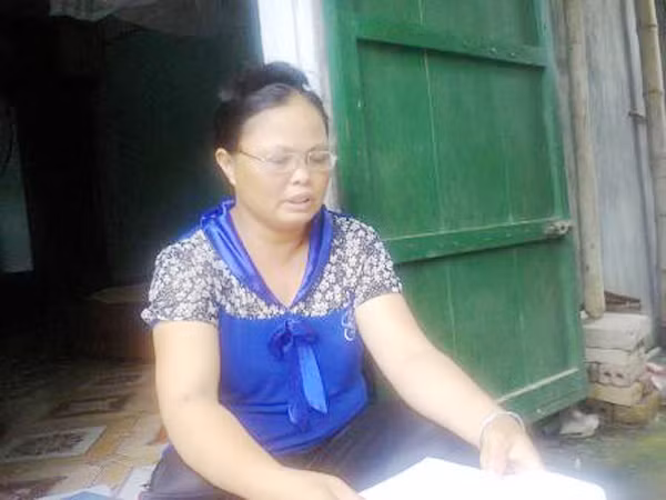 Bà Chiên trình bày với PV