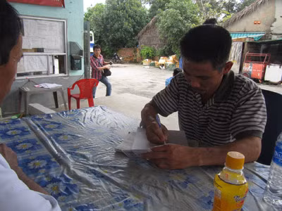 Tài xế Quỳ đang làm việc với cơ quan chức năng