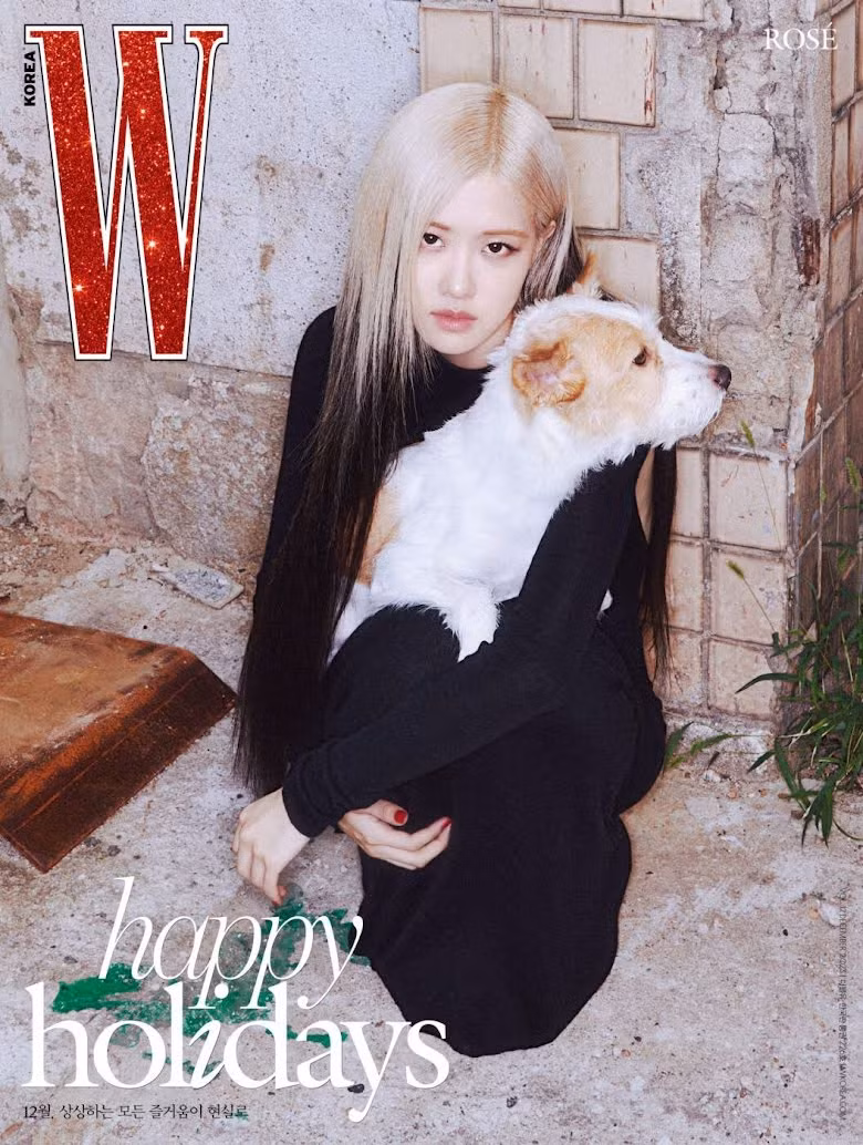Rosé của BLACKPINK đã xuất hiện tại W Korea cùng chú chó Hank yêu quý của mình, khiến người hâm mộ 'choáng váng' với diện mạo mới.