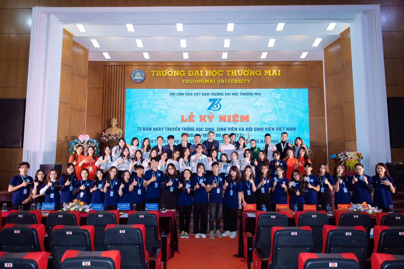 Lễ kỷ niệm 73 năm Ngày Truyền thống học sinh, sinh viên.