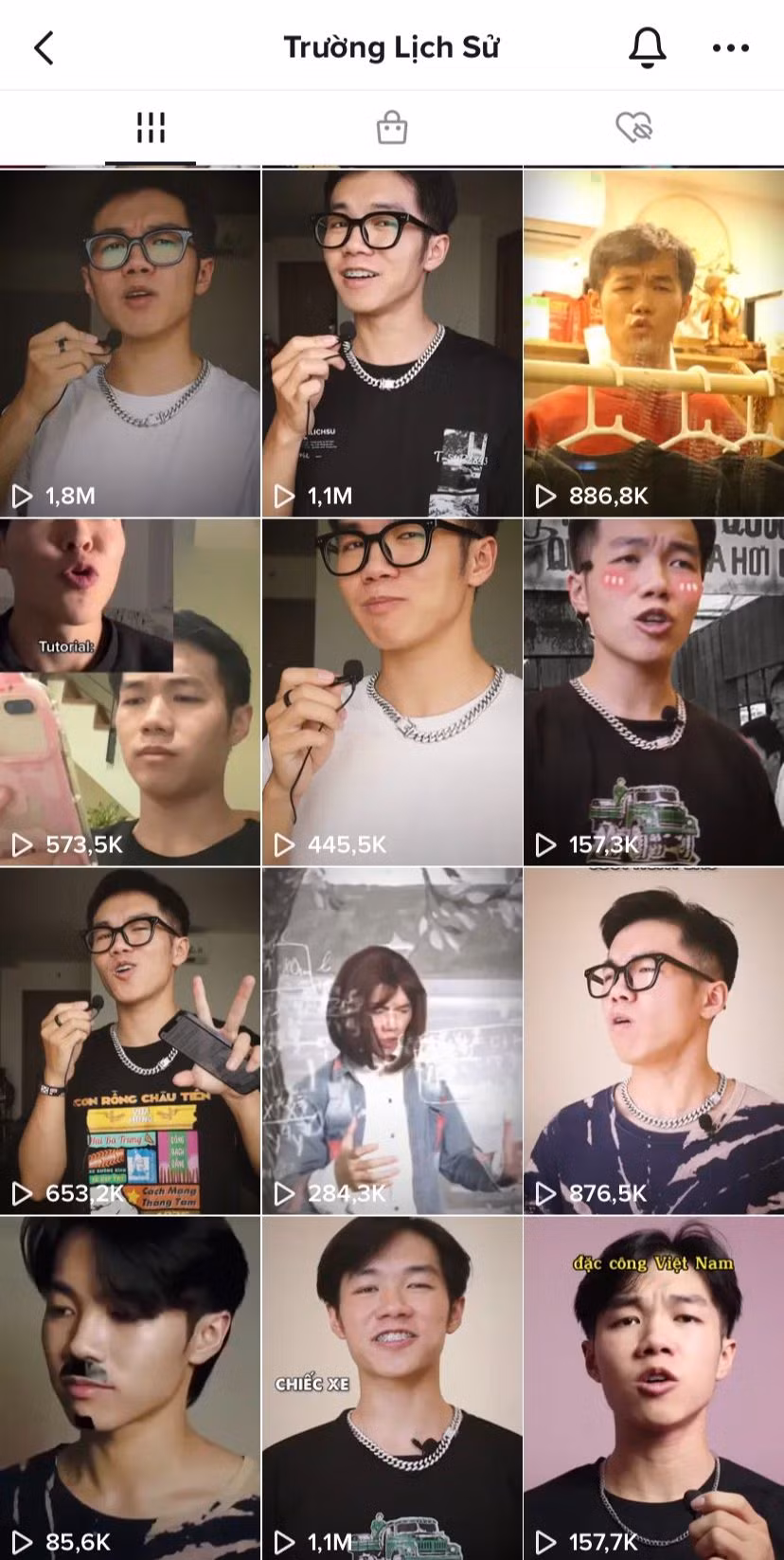 Cùng với nhiều video lên xu hướng đạt triệu view.