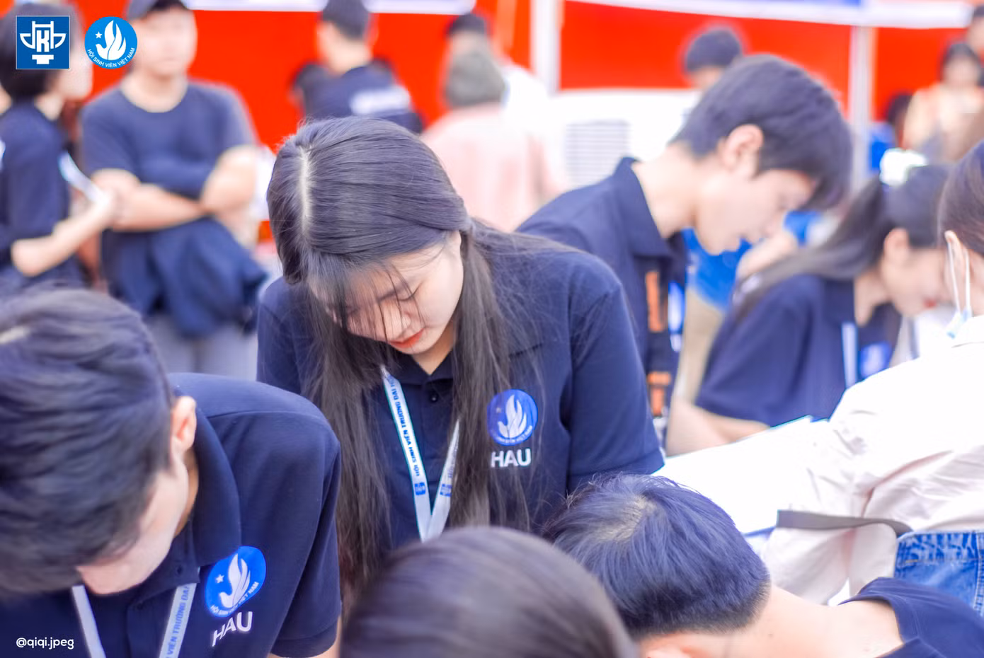 Thùy Liên tích cực tham gia các hoạt động Đoàn - Hội.