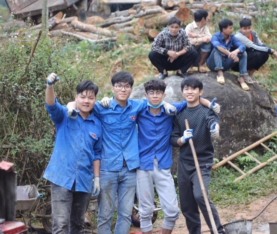 Hoạt động tình nguyện tại Thanh Hoá.
