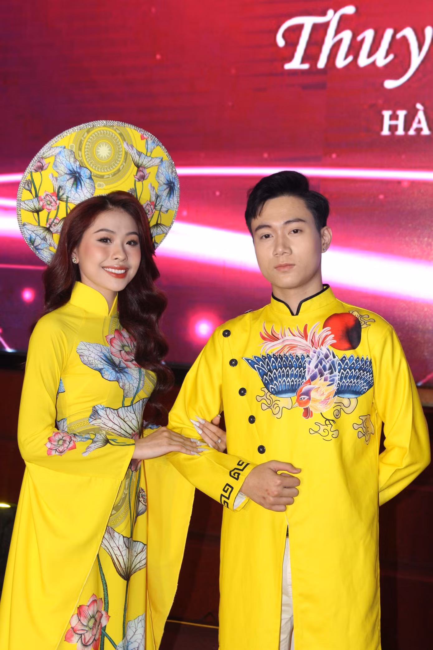 Hoàng Việt tham gia cuộc thi Mr&amp;Mis Đại học Thủy lợi 2023.