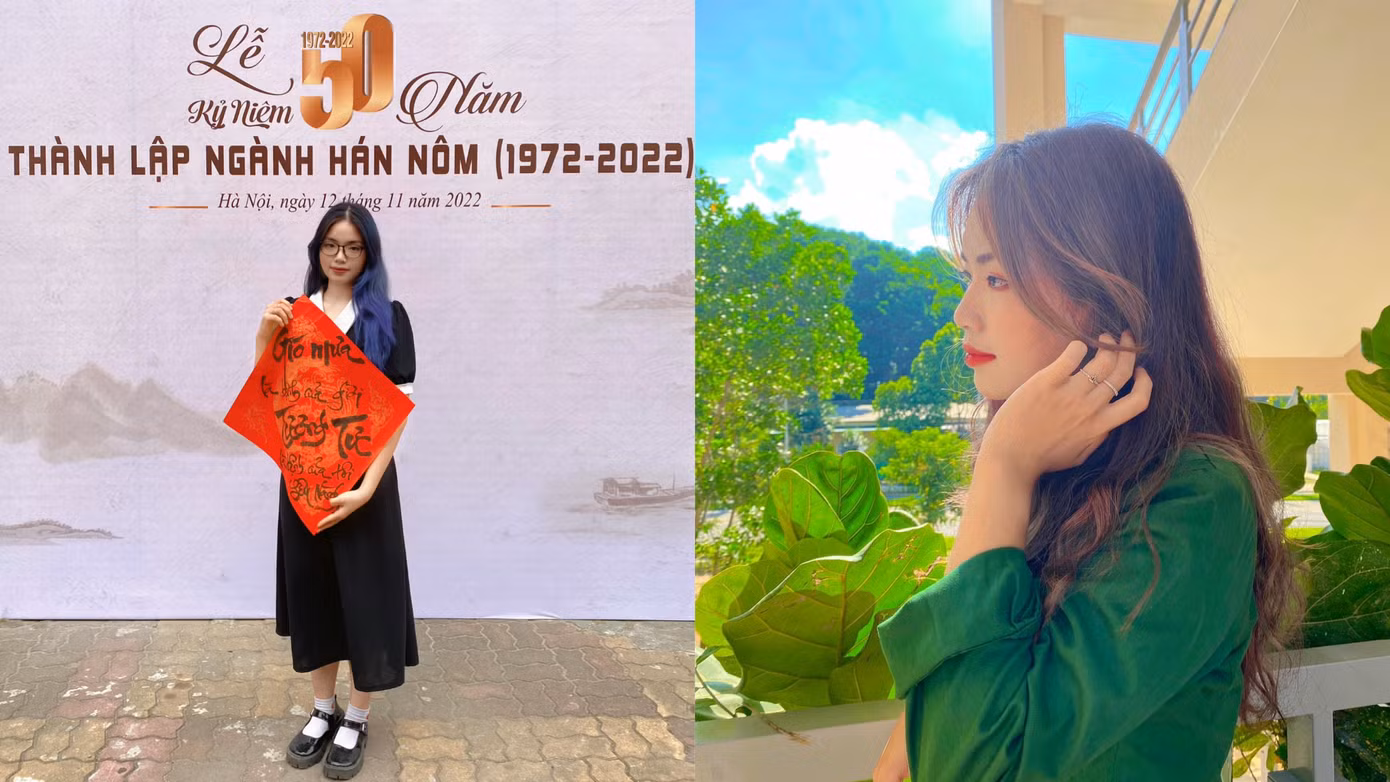 Thanh Ngà trong một số hoạt động thời sinh viên.
