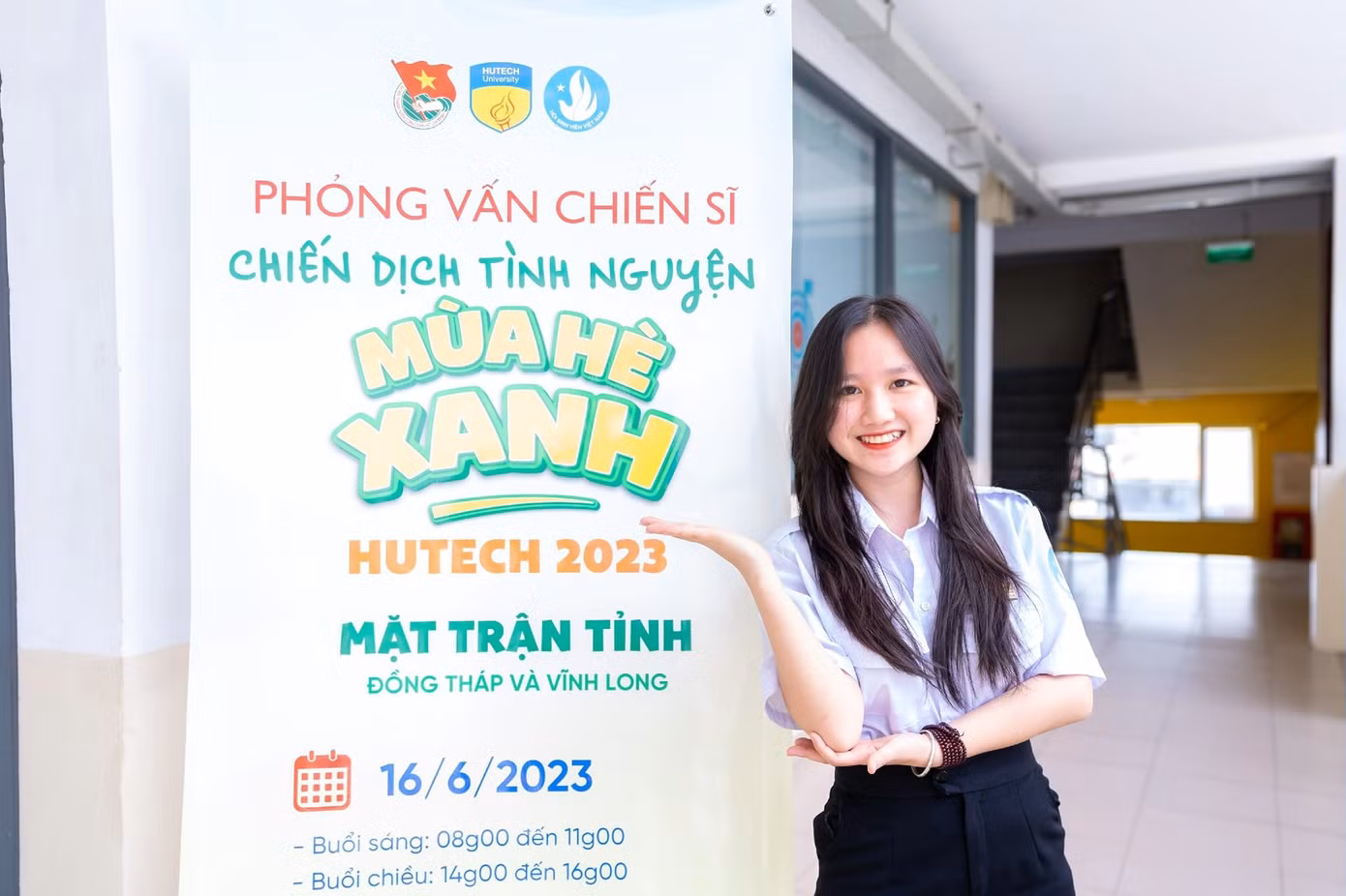 Tích cực tham gia hoạt động Đoàn – Hội đã giúp Như Quỳnh tự tin và có nhiều kỹ năng sống.