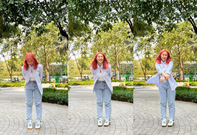 Bạn Mai Hoa đã nhanh chóng chụp được bức ảnh mới với đôi giày vừa “tậu”. Bạn Mai Hoa đã nhanh chóng chụp được bức ảnh mới với đôi giày vừa “tậu”.