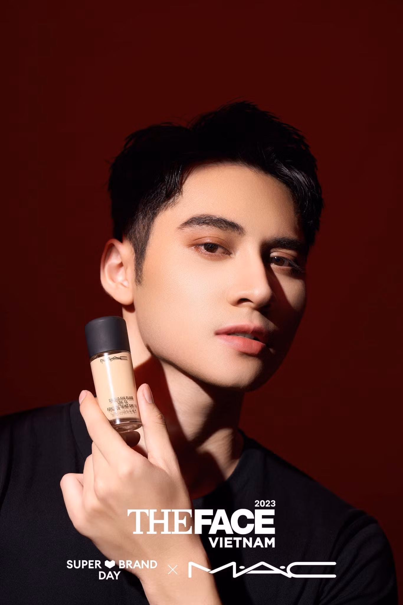 Tuấn Ngọc The Face Việt Nam 2023 là gương mặt đại diện cho MAC.