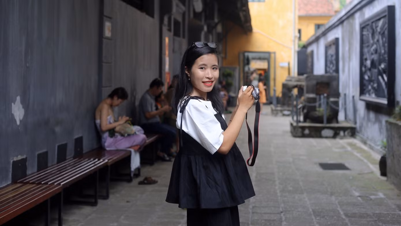 Nguyễn Thị Thu Mai - sinh viên năm thứ 4 ngành Báo chí, khoa Báo chí – Truyền thông, Trường Đại Học Khoa học, Đại học Huế.