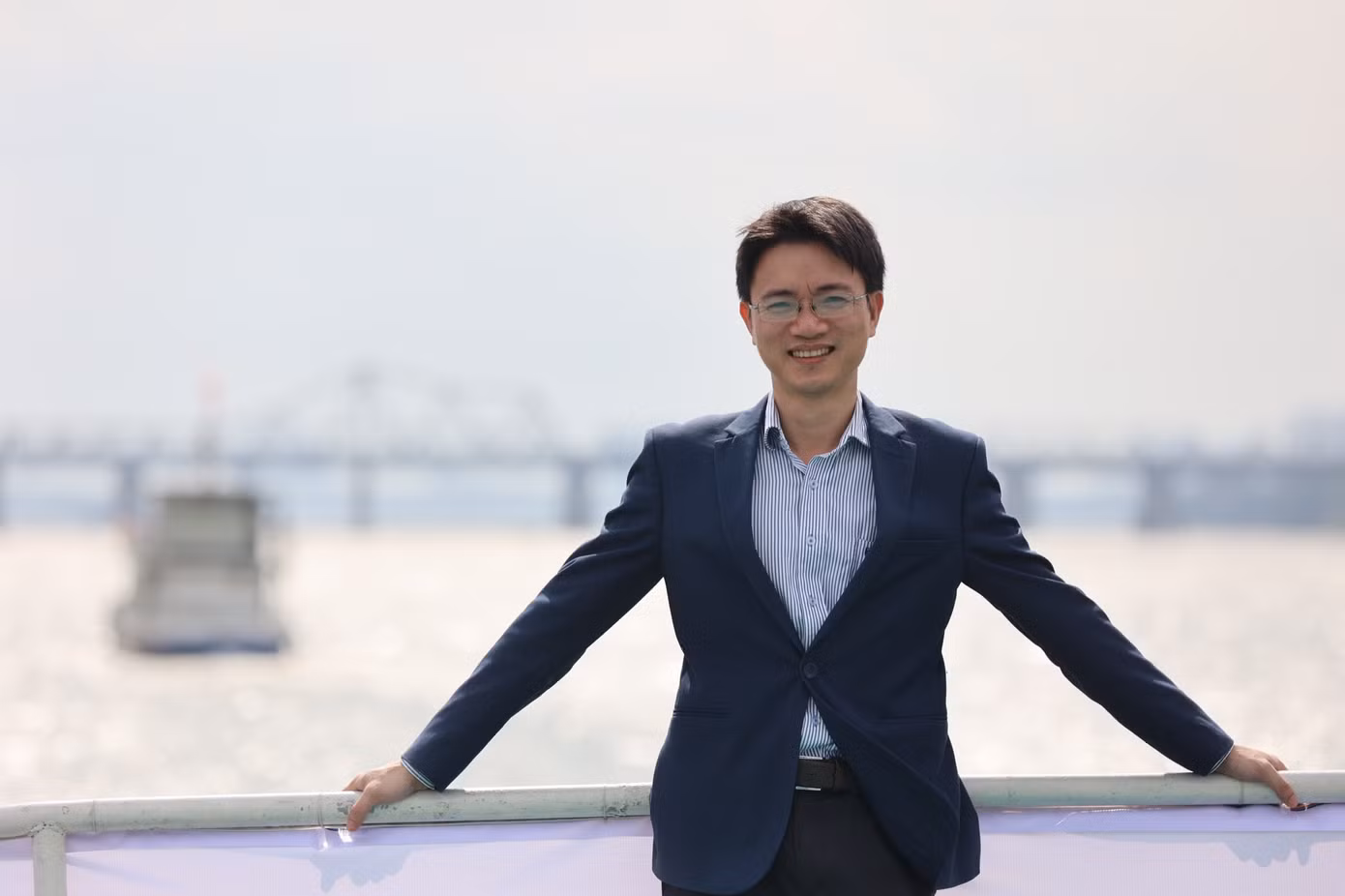 Tác giả, nhà báo Nguyễn Tuấn Anh. Ảnh: Như Ý.