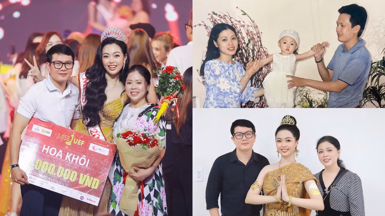 Ba mẹ luôn đồng hành cùng cô trong quá trình trưởng thành.