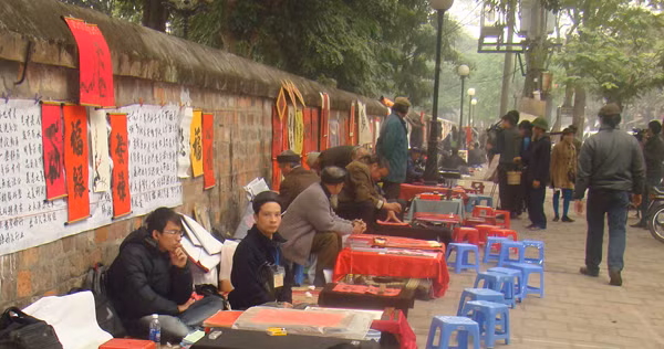 Phố Ông Đồ 2012 đã khai hội