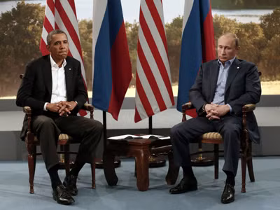 Hai ông Putin và Obama đã tỏ ra bất đồng ngay từ Hội nghị Thượng đỉnh khối G - 8 hồi tháng 6