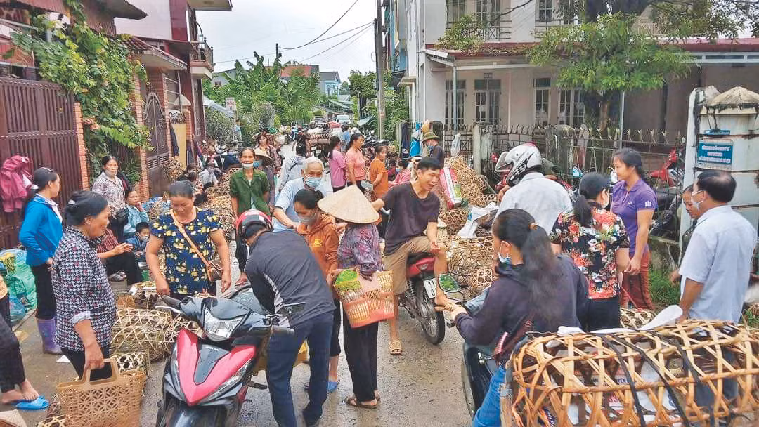 Một góc chợ đông vui Một góc chợ đông vui