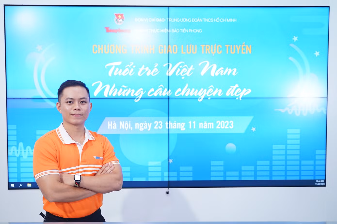 "Anh Bưu Tá Vạn Năng" Phùng Trọng Hiệp. Ảnh: Nguyễn Bắc