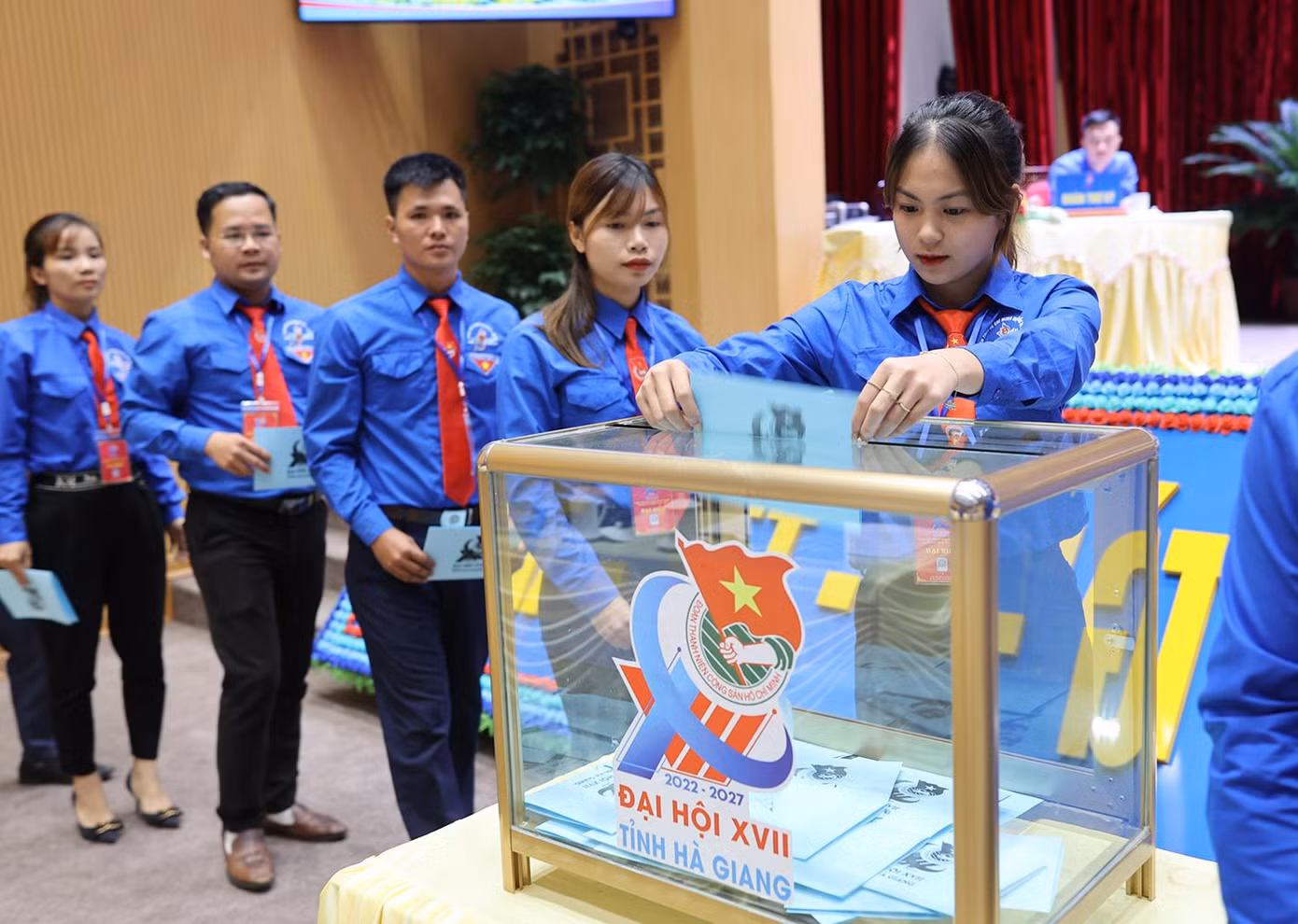 Hội nghị lần thứ nhất BCH Đoàn TNCS Hồ Chí Minh tỉnh Hà Giang khóa XVII, nhiệm kỳ 2022-2027 đã bầu Ban Thường vụ, Bí thư, các Phó Bí thư... nhiệm kỳ mới.